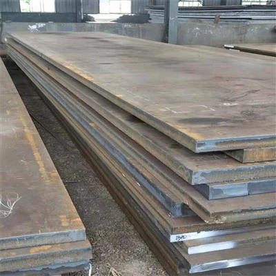 Pot bunga kiub keluli 50cm Corten
